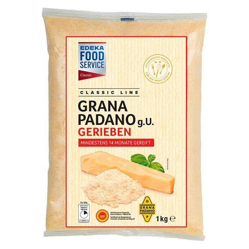 Grana Padano gerieben 32% 1kg der Marke EDEKA Foodservice
