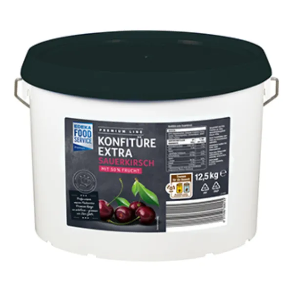 12,5 kg Eimer Konfitüre extra Sauerkirsch der Marke EDEKA Foodservice Premium