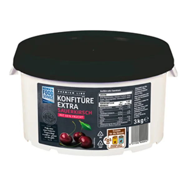 3 kg Eimer Konfitüre extra Sauerkirsch der Marke EDEKA Foodservice Premium