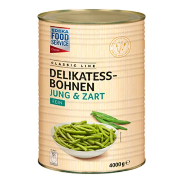 4000 g Delikatess-Bohnen der Marke EDEKA Foodservice Classic