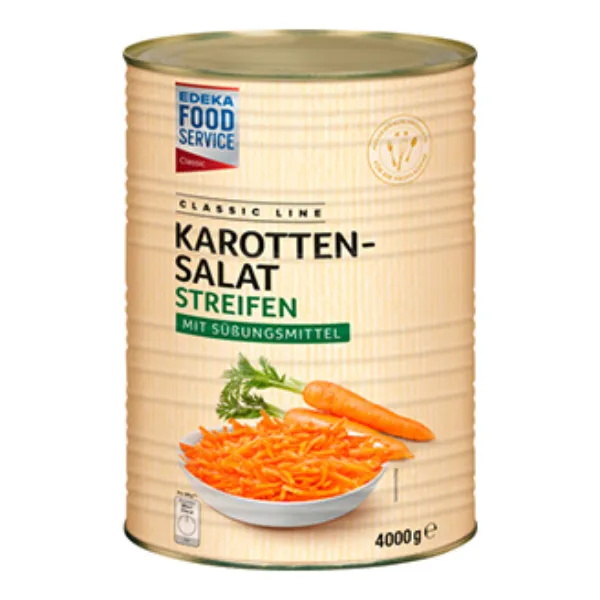 4000 g Karottensalat, Streifen der Marke EDEKA Foodservice Classic
