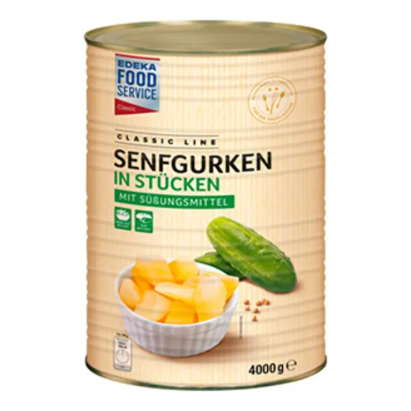 4000 g Senfgurken in Stücken der Marke EDEKA Foodservice Classic