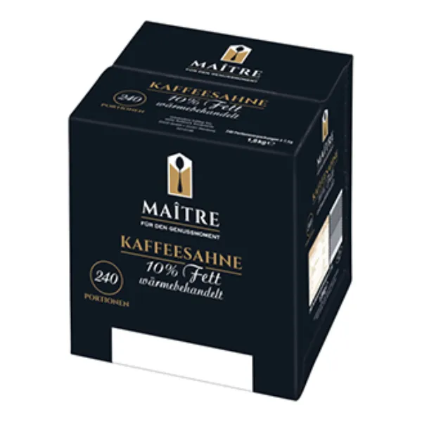 240x7,5 g Kaffeesahne 10% der Marke Maitre