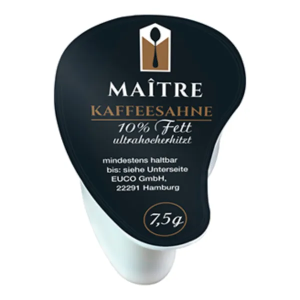 240x7,5 g Kaffeesahne 10% der Marke Maitre