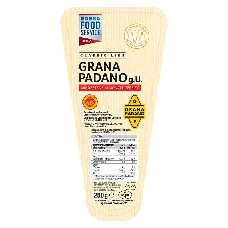 Grana Padano 32% 250g der Marke EDEKA Foodservice
