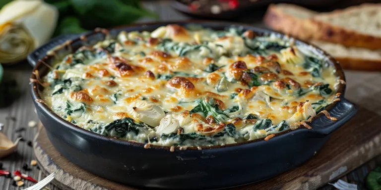 schwäbische Maultaschen Auflauf mit Spinat und Feta in einer Gussform