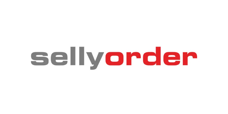Online-Bestellsystem - Logo sellyorder aus weißen Hintergrund 