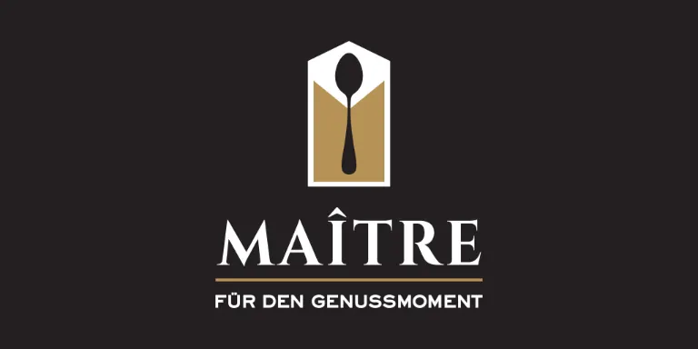 Logo Maître - die Eigenmarke für Tischgastprodukte