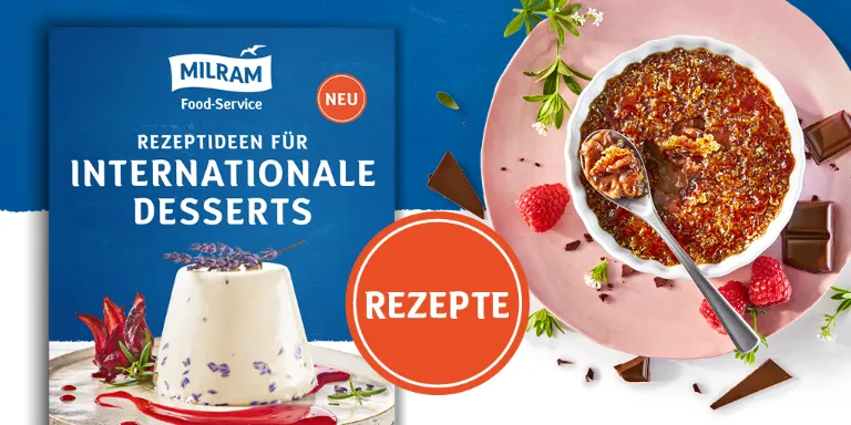 Milram Foodservice internationale Desserts