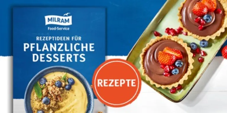MILRAM Foodservice pflanzliche Desserts