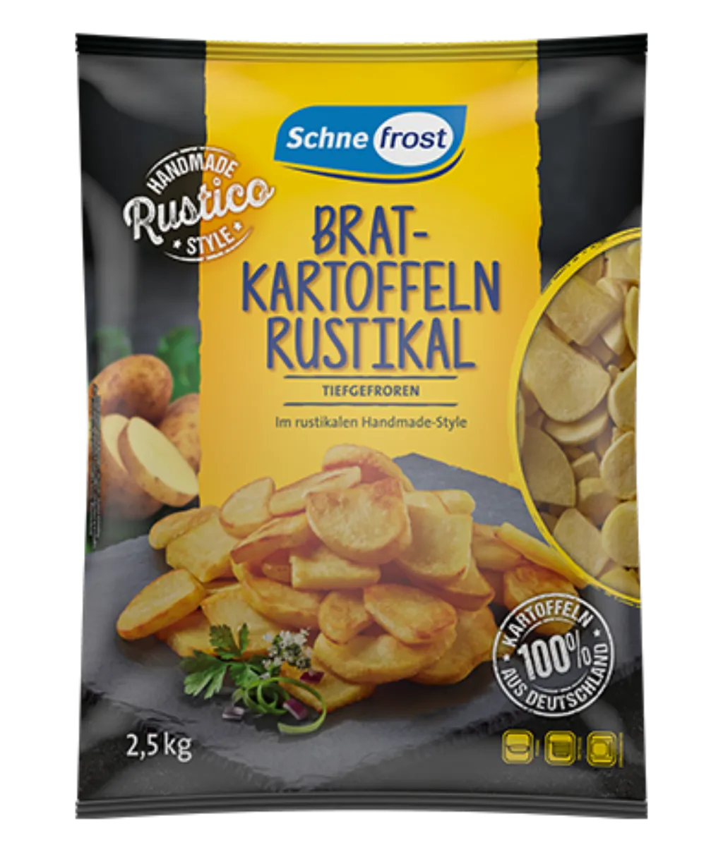 Tüte Bratkartoffeln rustikal von Schnefrost