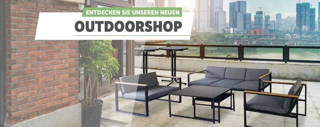 Unser großes Sortiment an Lounge-Möbeln können Sie ebenfalls in unserem Outdoor-Online-Shop finden.
