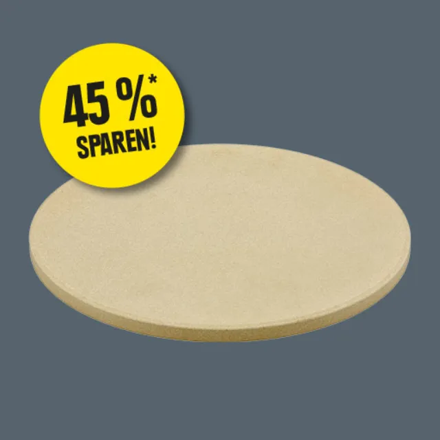 Rösle Treueprämie Pizzastein - Ø 33 cm, H 1,5 cm, Temperaturbeständig bis 400 °C