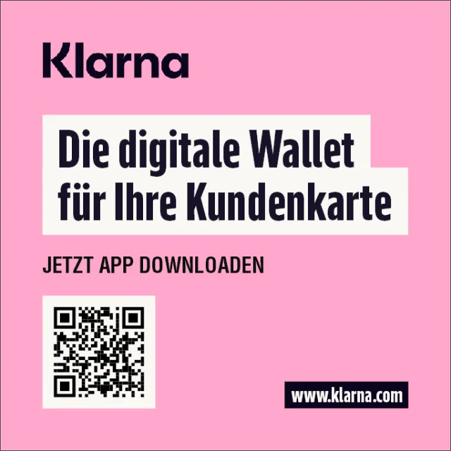 QR-Code einscannen und Kundenkarte bei Klarna digitalisieren