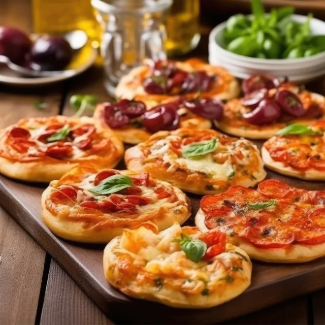 Mini-Pizza Snacks Rezept für die Fußball-EM 2024