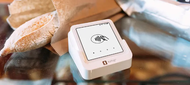 SumUp Solo mit Drucker bei einer Bäckerei im Einsatz 