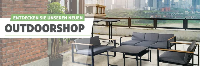 Unser großes Sortiment an Lounge-Möbeln können Sie ebenfalls in unserem Outdoor-Online-Shop finden