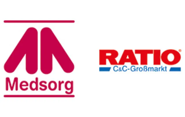 Logos der Firmen Medsorg und RATIO
