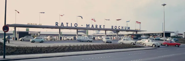 Bild von dem Ratio Markt Bochum, aufgenommen in den 60er Jahren