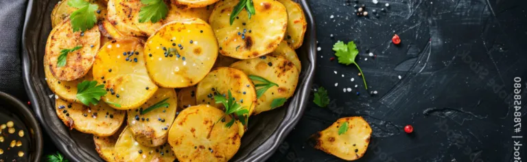 Bratkartoffeln in einer Pfanne